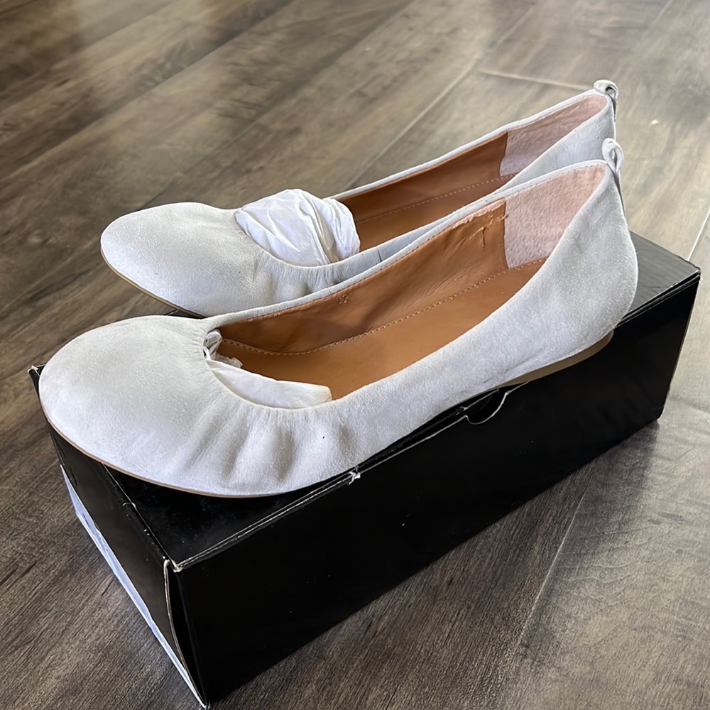 New! J.Crew Anya Suede Ballet Flats